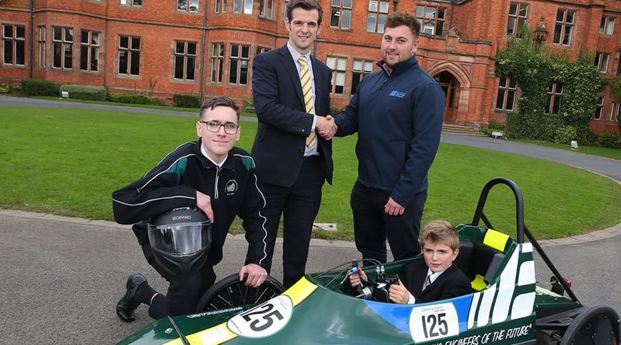 NIE Networks powered race car set to take Belfast school to Silverstone