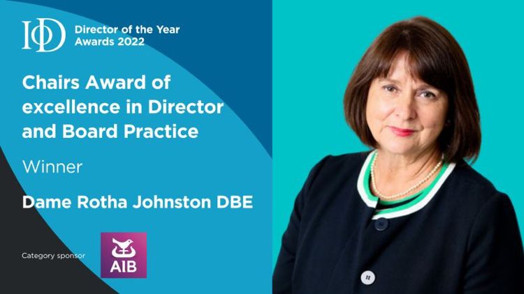 NIE Networks Chair first female to win IoD Award for Excellence